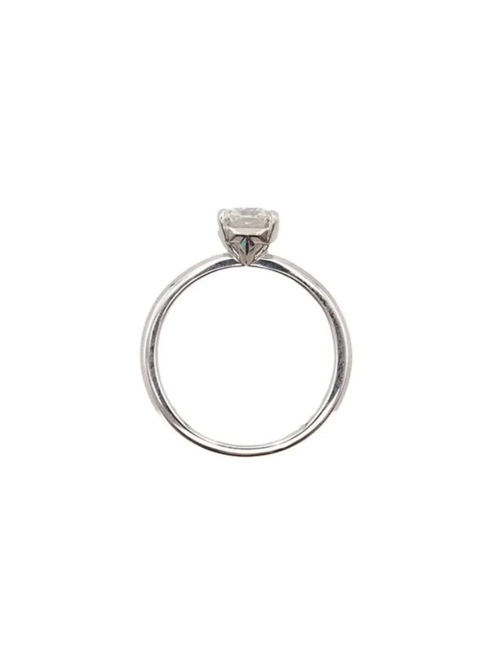 Tiffany & Co True Engagement Ring Platinum Diamond